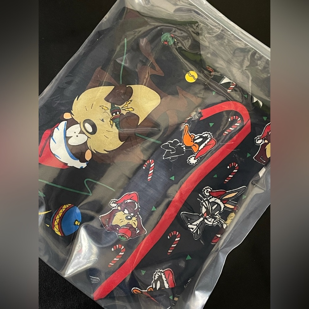Warner Bros. Looney Tunes Cartoon Character Christmas Ties (2) Mens - Picture 4 of 4